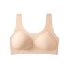 Vest liquid support large size full cup seamless breathable fixed fat mm breathable bra