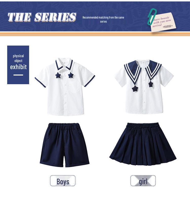 June 1st Performance & Graduation Costumes: Pure Cotton Summer Uniforms for Primary Schools & Kindergartens