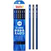 Tombow Pencil Plain Writing 1 Dozen Ippo! Pencil, 2B, Navy, (KB-KPA01-2B)