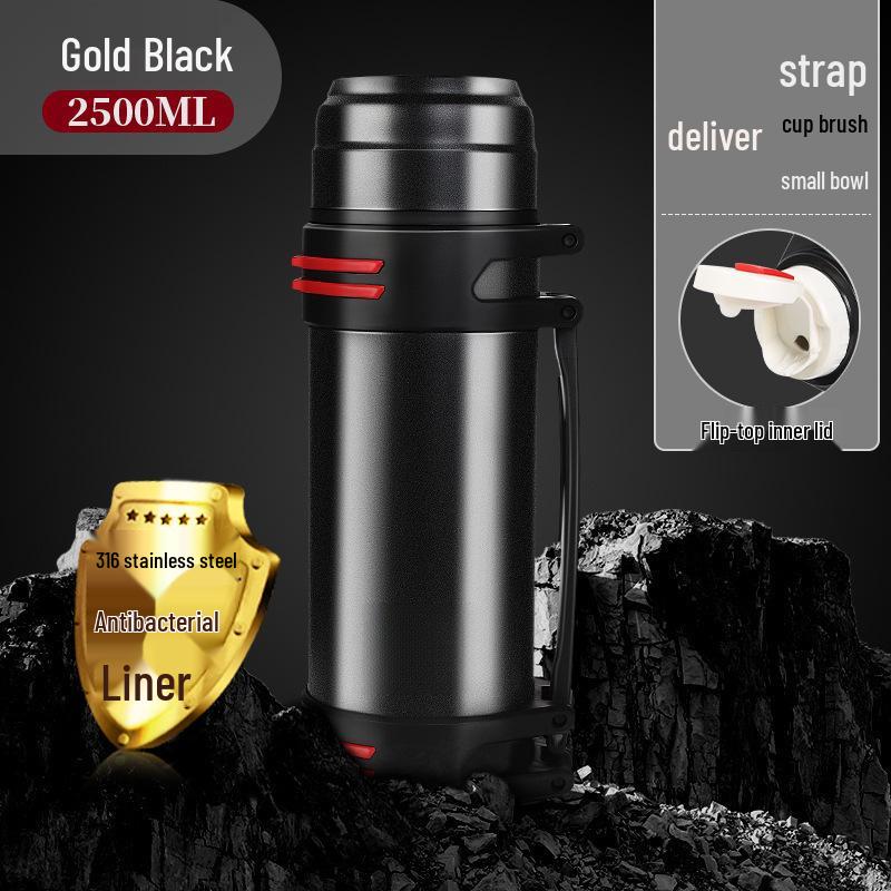 Large Capacity Stainless Steel Travel Thermos Cup for Outdoor and Car Use
