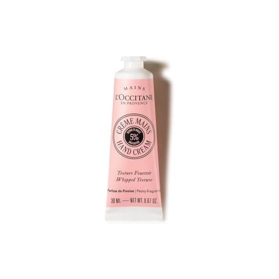 L OCCITANE Karite Comfort Snow Shea Hand Cream (Peony) 30mL Drying Moisturizing Women s Men s Popular