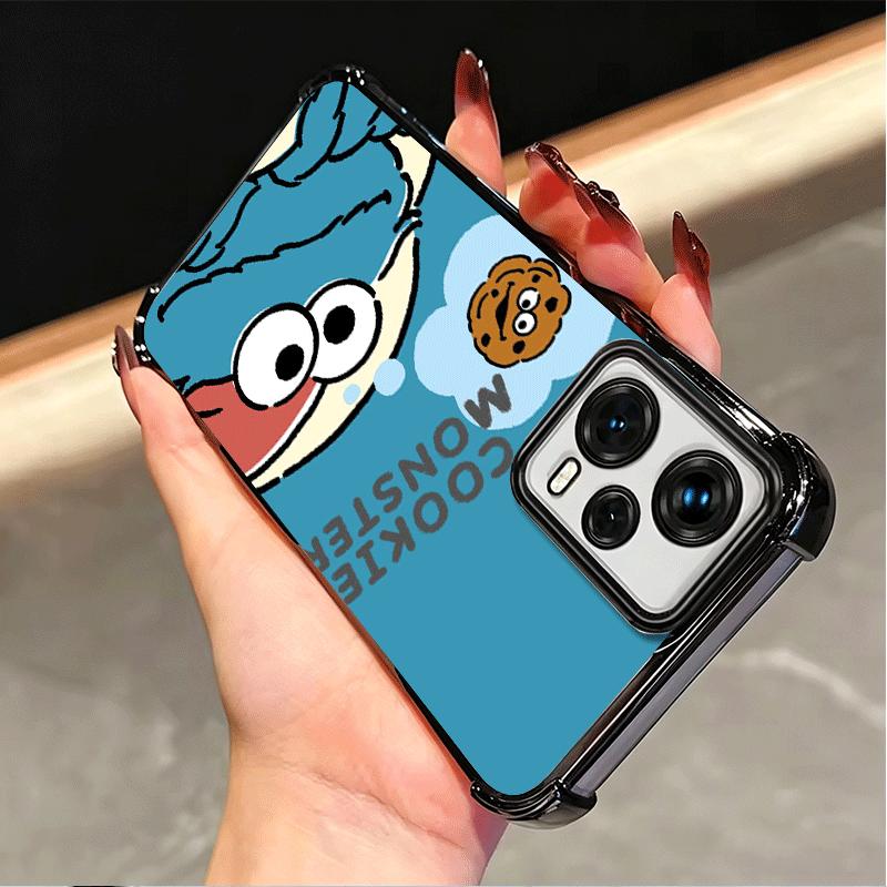 Sesame Street Cookie Soft Phone Case For Xiaomi Poco X7 X8 Pro Max X6 X5 X3 F8 Ultra F7 M8 M7 M5S Redmi 15C 15A 15 14C 13C 12C 1