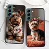 Yorkshire Terrier Dog Phone Case For Samsung Galaxy S22 S25 Ultra S21 S10 Plus S26 Edge S20 S23 S24 FE Cover Silicone Soft T