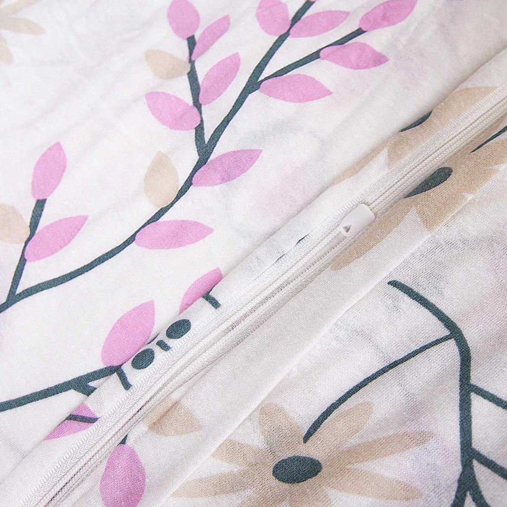 Bedding set 160x200 JERSEY 100% COTTON flowers duvet cover + pillowcases