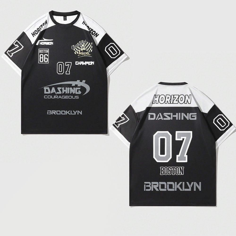 

Мужская футболка с 3D-принтом, спортивная одежда в ретро-спортивном стиле, мужская спортивная футболка с круглым вырезом, быстросохнущая, удобная и дышащая 6XL