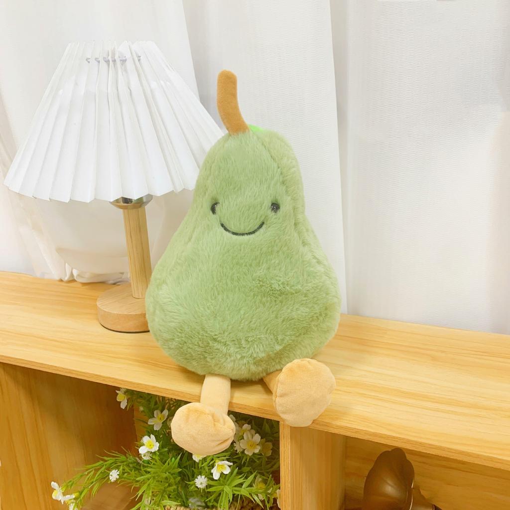 Fruit Pear Plush Doll Toy Claw Machine Stall Decoration Gift