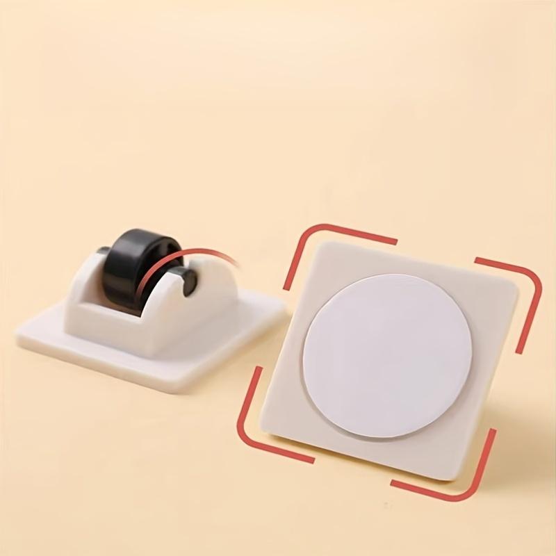 4-Pack Self-Adhesive Plastic Casters Furniture Moving Wheels for Home and Dormitory Storage Boxes Easy To Install On Desk Legs.