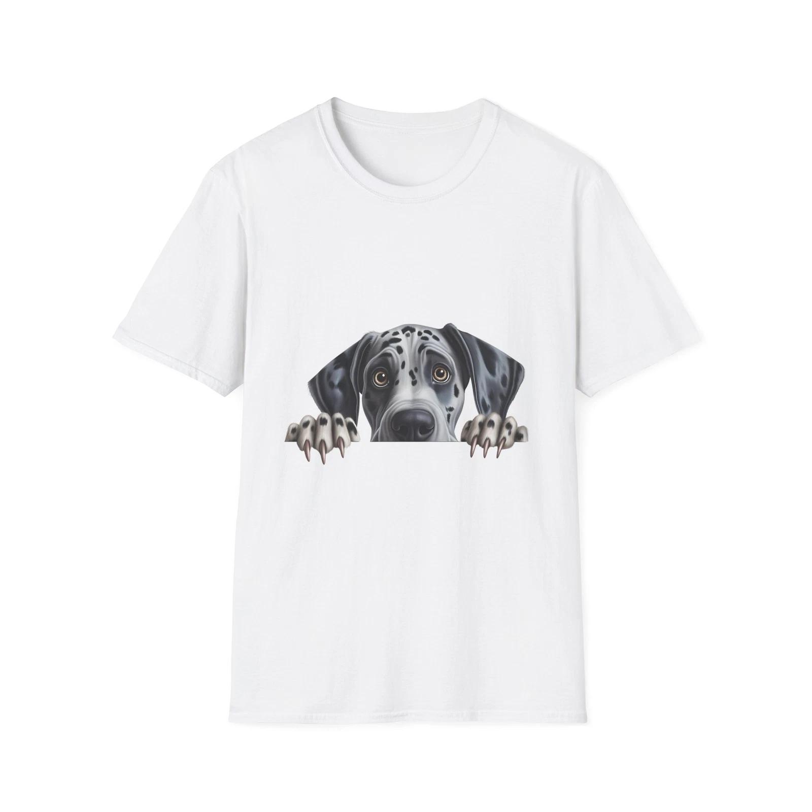 Playful Dog Graphic T-Shirt, Pet Lover Gift, Animal Lover Tee, Casual Wear, Gift 4XL