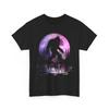 Vintage Bigfoot Moon Graphic Tee Mens Womens Sasquatch Lovers Gift
