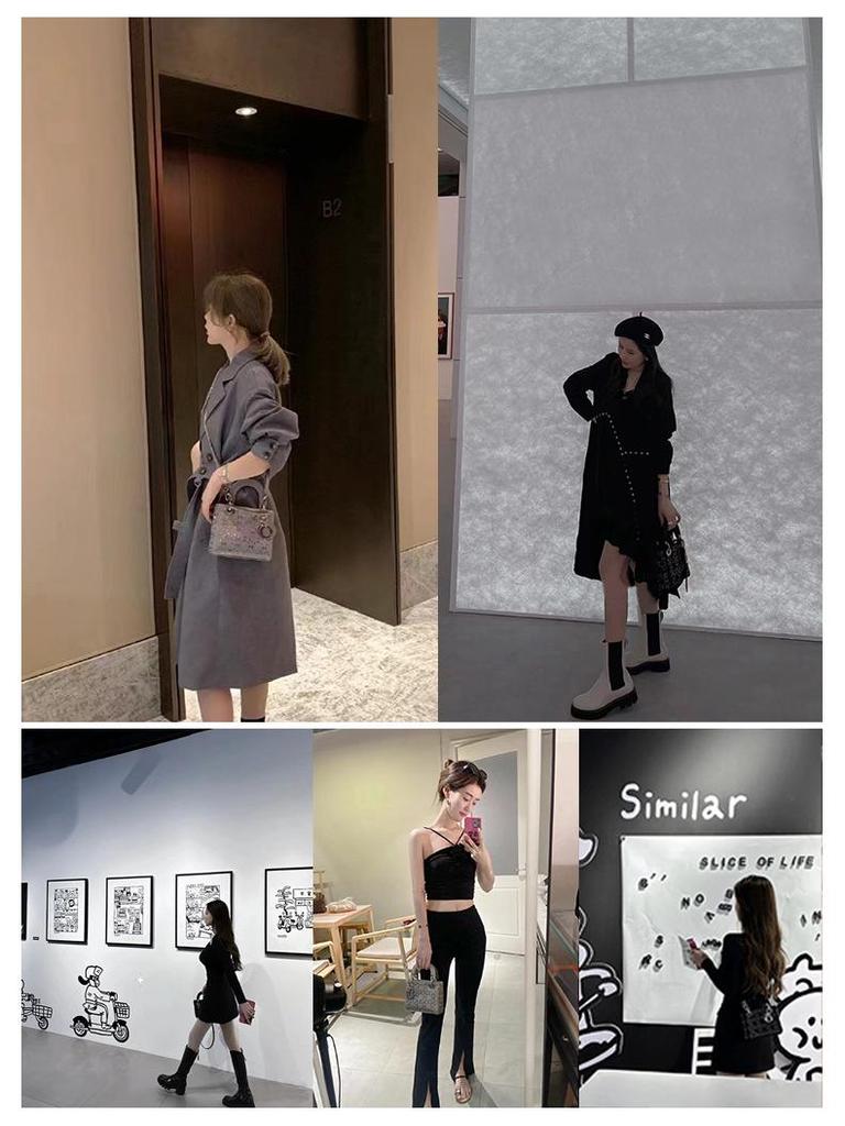 Dámská kabelka s kamínky, lehká luxusní, 2025, Princess Diana, do ruky, crossbody, přes rameno - Vynikající malý čtvercový design