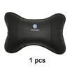 T25Car Leather Headrest,breathable Perforated Neck Pillow,car Accessories,for Volkswagen Passat Santana Tiguan Golf Bora Jetta