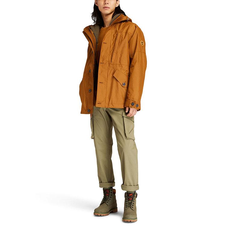 Timberland Jackets Men's Rubber Hooded Thickened Other A448C-932