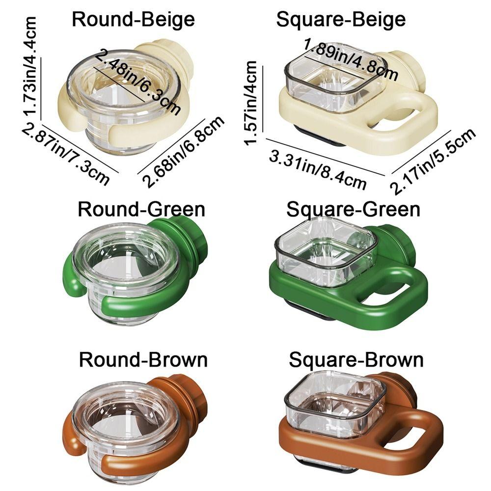 Removable Bird Cage Feeder Detachable Birds Water Bowl Bird Cage Food Boxes  for Small Animals