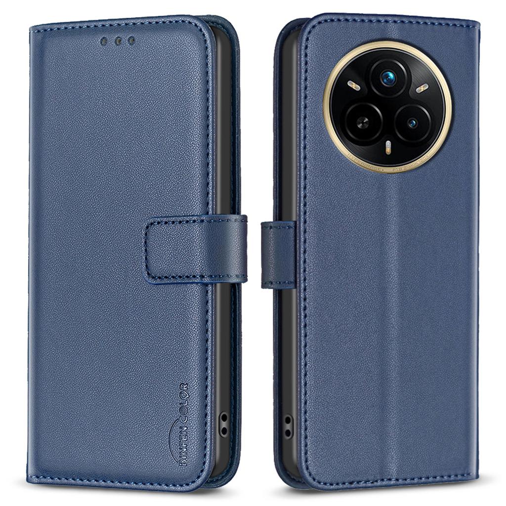 BINFEN COLOR BF17 For Realme 14 Pro 5G Case Wallet Folio Flip Leather Cover