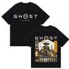 Japanese Ghost of Yotei T Shirt Men's Fashion High Quality Harajuku T-shirts Y2K Retro Oversized Short Sleeve T Shirt Streetwear