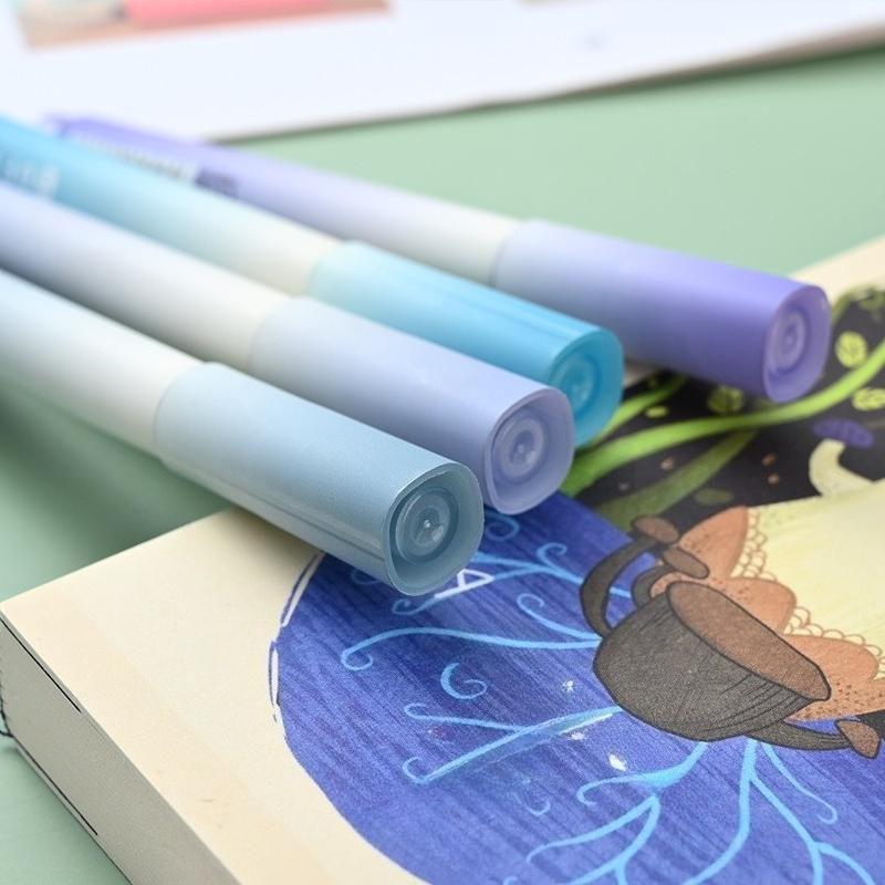 Textmarker Lebendige Milde Pastellfarben zum Notizenmachen Lehrbuchstudium Meißelspitze Marker Studentenschulbedarf Schulanfang