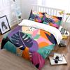 Colorful Abstract Tropical Decor Set Multiple Sizes Kid'S And Adults' Bedroom Exquisite 3Pc Bedding Set, Gift