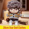 20cm Sternpuppe Plüschtier mit Wechselkleidung - Weihnachtsausgabe