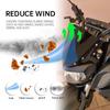 Evomosa Motorrad Windschutzscheibe Sport-Visier Passend für MT-03 MT03 MT-25 MT25 2013 2020 2021 20-21 (Schwarz)