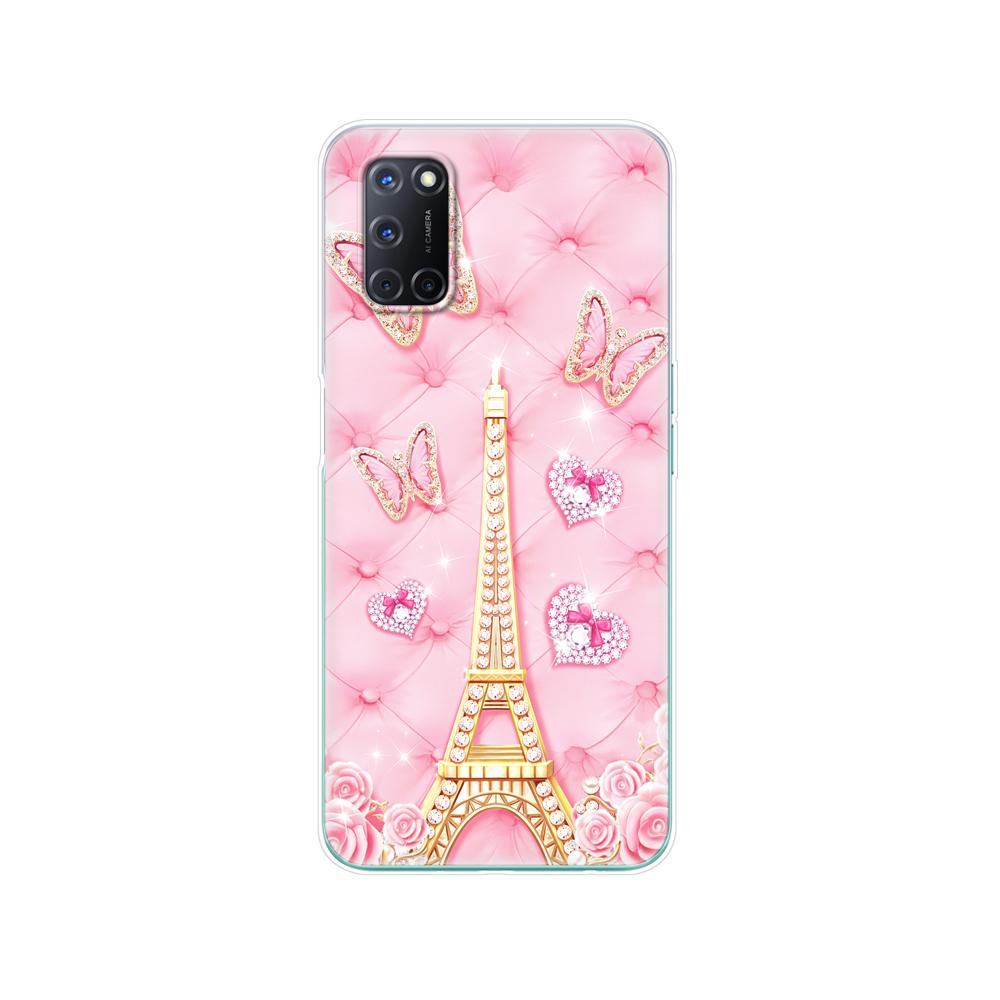 For OPPO A52 Case A92 A72 Case 6.5" Silicon Soft TPU Back Phone Cover For OPPO A 52 72 92 Case OPPOA92 OPPOA72 OPPOA52 Case Bag