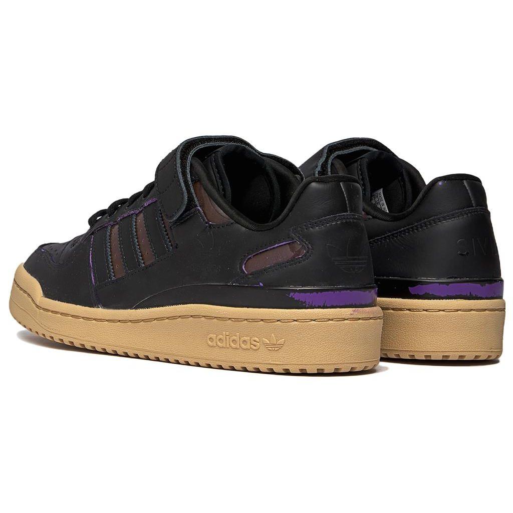 Sivasdescalzo X Adidas Forum Low Cool Kids Club Men Sneakers Black Core-Black Purple-Rush IF7902