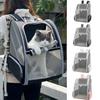 Bolsa Transportín para Gatos Mochila de Viaje para Exteriores para Gatos Perros Pequeños Bolsa Transportadora para Gatos Transpirable Adecuada para Gatos de Hasta 6 kg