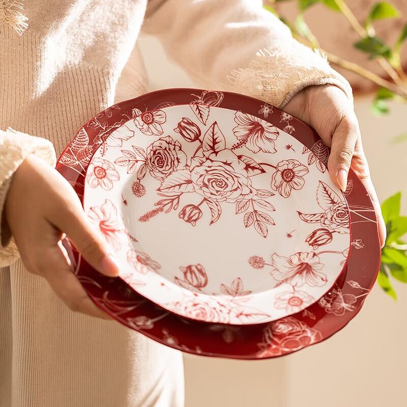 KANGMO Millennium Feast 18-Piece Ceramic Dinnerware Set