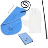 Flute Cleaning Kit with Cleaning Cloth Plastic Stick Screwdriver Gloves Set of 5