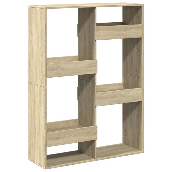 VidaXL Bibliothèque chêne sonoma 100x33x135 cm bois d'ingénierie, étagère à livres, étagère de rangement, armoire 3309386