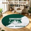 Round Rug Custom NamePlymouth Argyle FC Pattern Non Slip Carpet Home Floor Decor