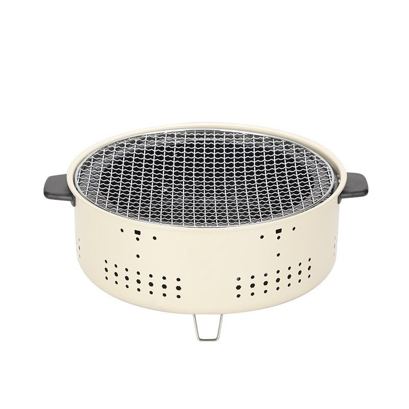 Portable Multifunctional Stainless Steel Charcoal Grill - Outdoor/Indoor Campfire, Barbecue, Water Boiler, Tea Stove