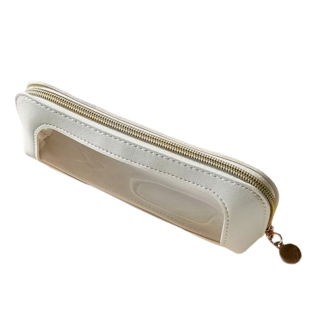 Waterproof Makeup Brush Bag Visible Makeup Organizer Pencil Case  for Brushes Lipsticks