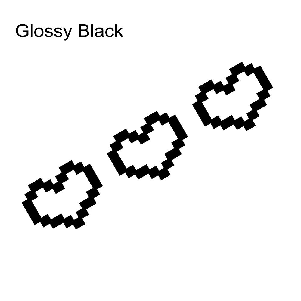 Small Pixel Hearts Vinyl Decal Car Window Cute Sticker Love Heart Truck Body Camper Motorcycle Helmet Graphics Decor Accessories