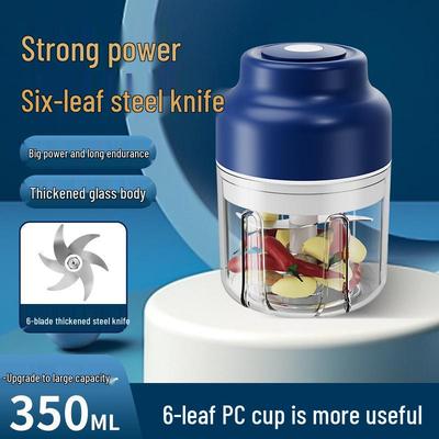 Wireless Electric Garlic Mincer & Masher - Automatic Garlic Press & Mixer for Kitchen and Baby Food Preparation