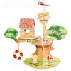 DIY 3D House Castle Windmill Model Assembling Puzzles Early Learning Kids Toy