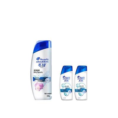 Head & Shoulders Ocean Fresh Anti-Dandruff Shampoo (200g + 2x 80g Travel Pack)