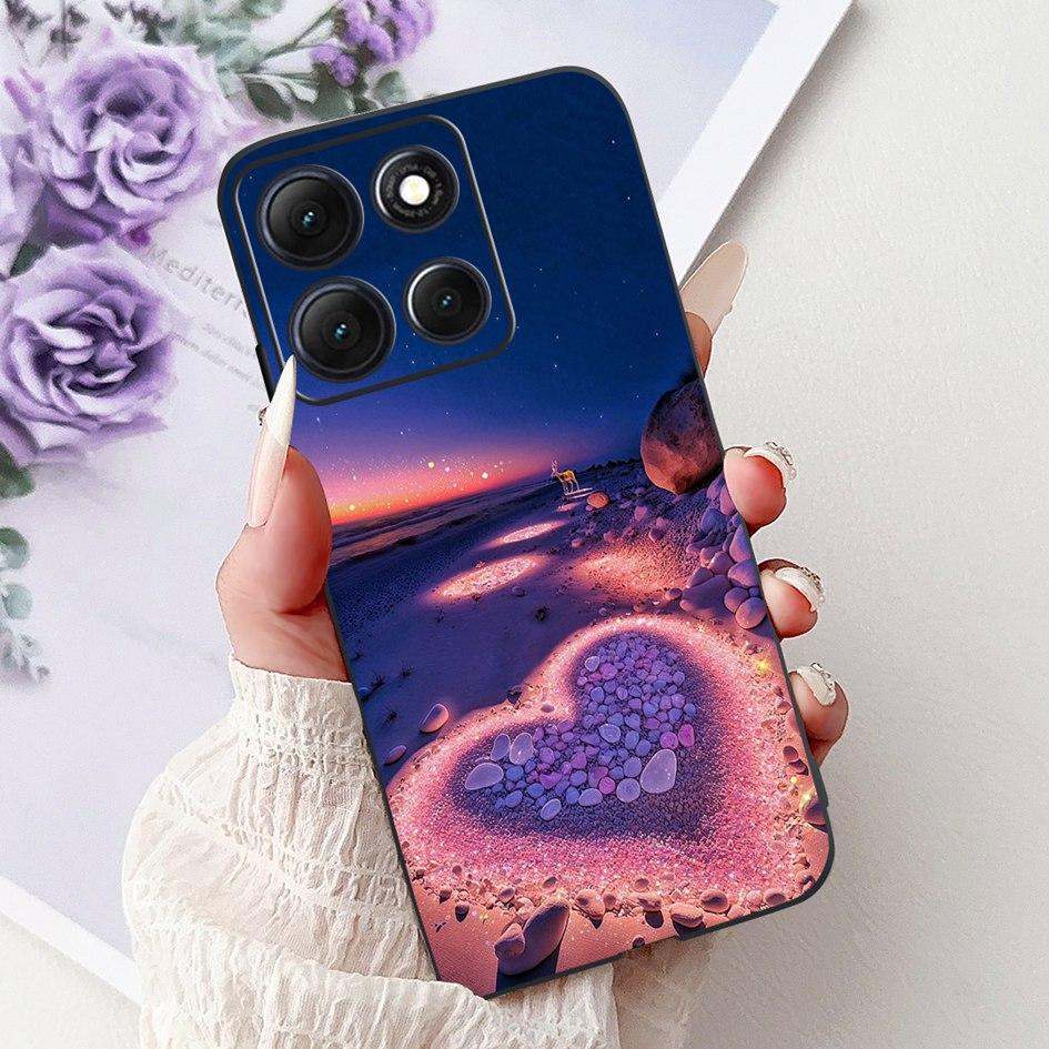 For Motorola Moto G86 Power 5G Case New Fashion Flower Bamboo Cat Cartoon Soft Silicone Back Cover For Moto G86 Power 2025 Coque