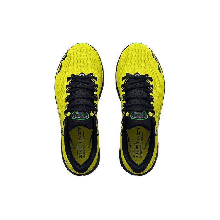 Under Armour HOVR Infinite 4 Yellow Ray Pink Men Sneakers Black 3024897-302