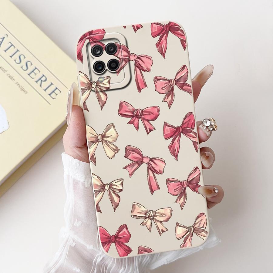 For Samsung A22 A225F 4G Phone Case Flower Painted  Proective Cover for SamsungA22 A22s a 22 S 5G Soft Silicone Funda Capa