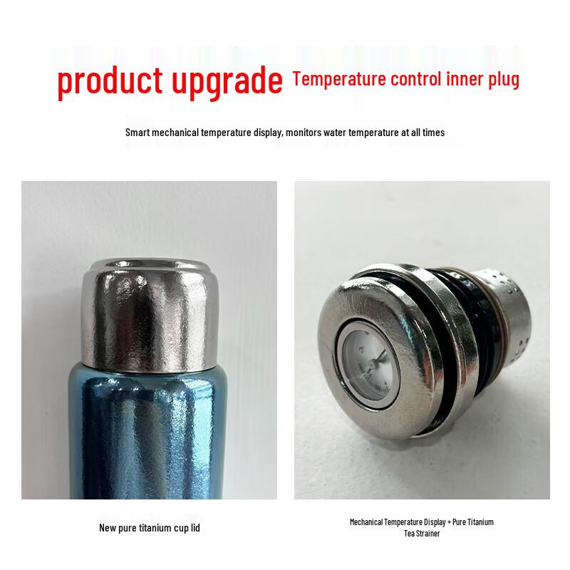 XIMX Pure Titanium Travel Thermos Bottle 600ml