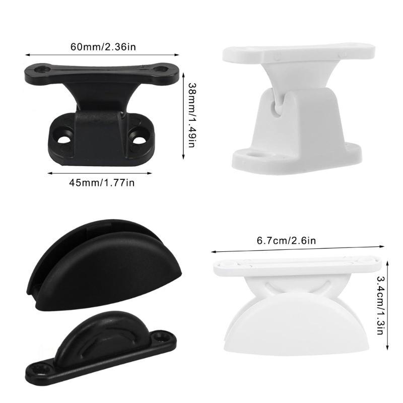 2pcs Reliable Nylon Door Catches And Latches Stoppers Limiter Suitable For Enhanced Stability in Motorhome Caravans Door