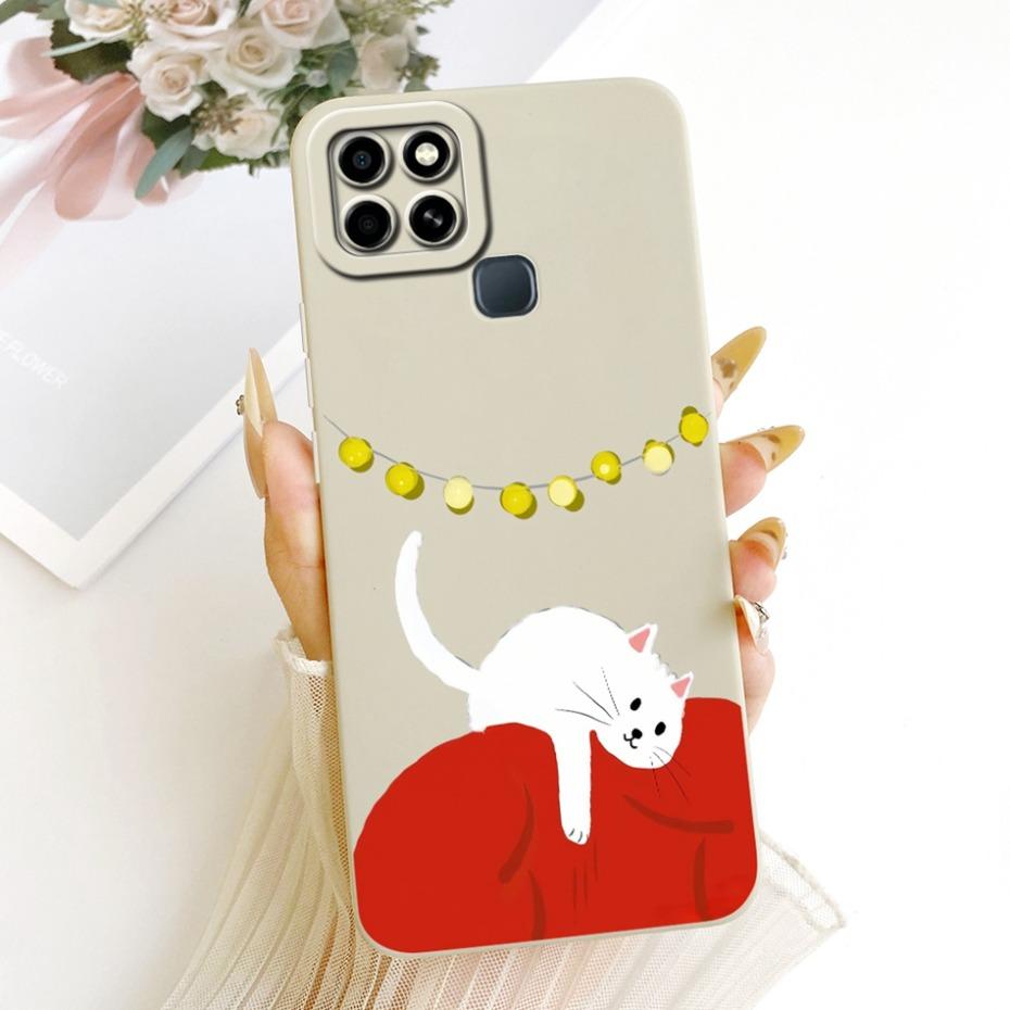 New Fashion Phone Case For Infinix Smart 6 X6511 X6511B X6511E Soft Silicone Cases For Infinix Smart6 Shockproof Bumpers
