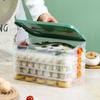 Dumpling Freezer Tray: Portable Multi-Layer Storage Box for Fresh Wontons
