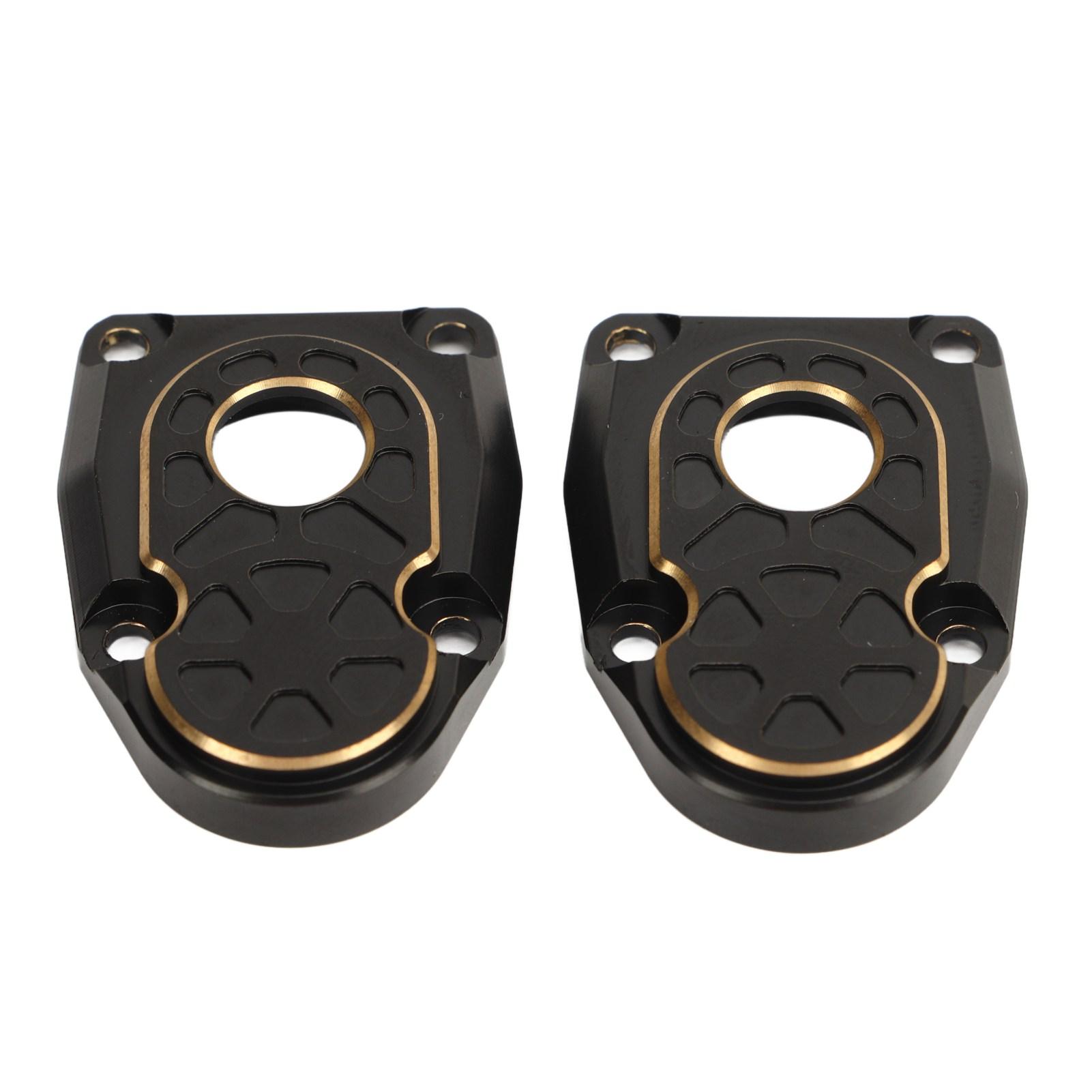 

2 PCS Brass Portal Covers Black Stability Portal Steering Knuckle Cap for Axial Capra SCX10 III AR45P 1 10