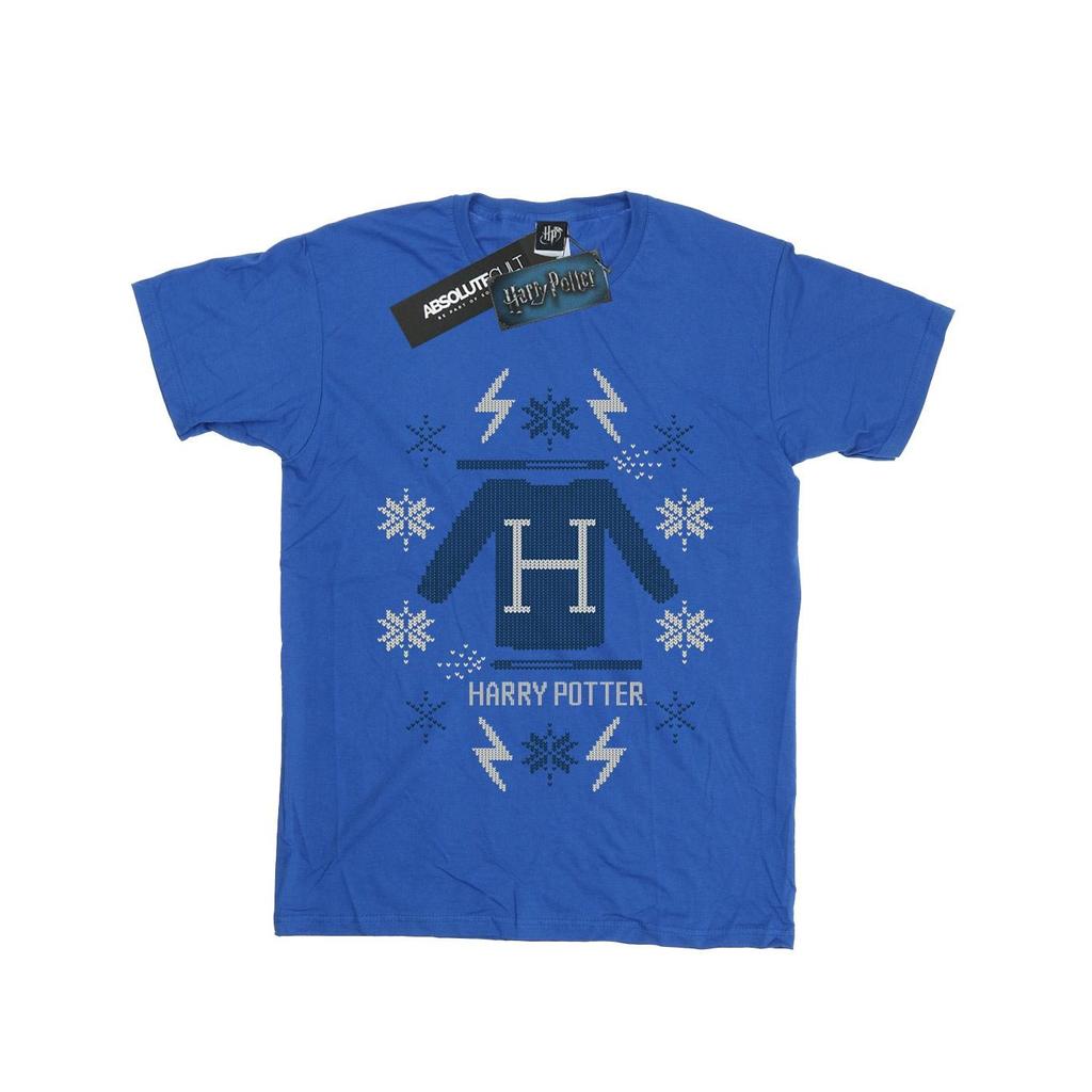 Harry Potter Womens/Ladies Christmas Knit Cotton Boyfriend T-Shirt