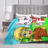 Tylers And Snowi Gaming Blanket  Camping Flannel Throw Blanket For Living Room Warm Soft Customized Quality Bedspread Gift