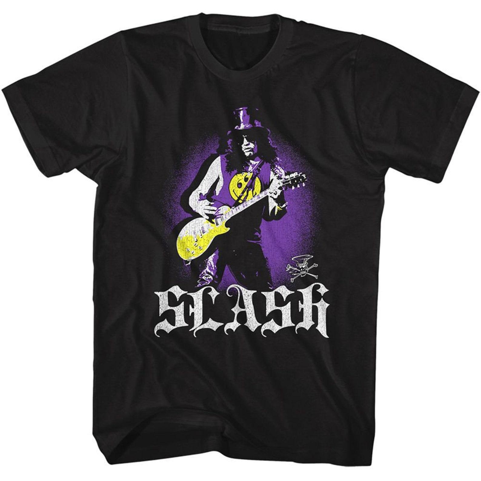 Футболка для взрослых Slash Guns N Roses 3-глазая улыбка Черная S