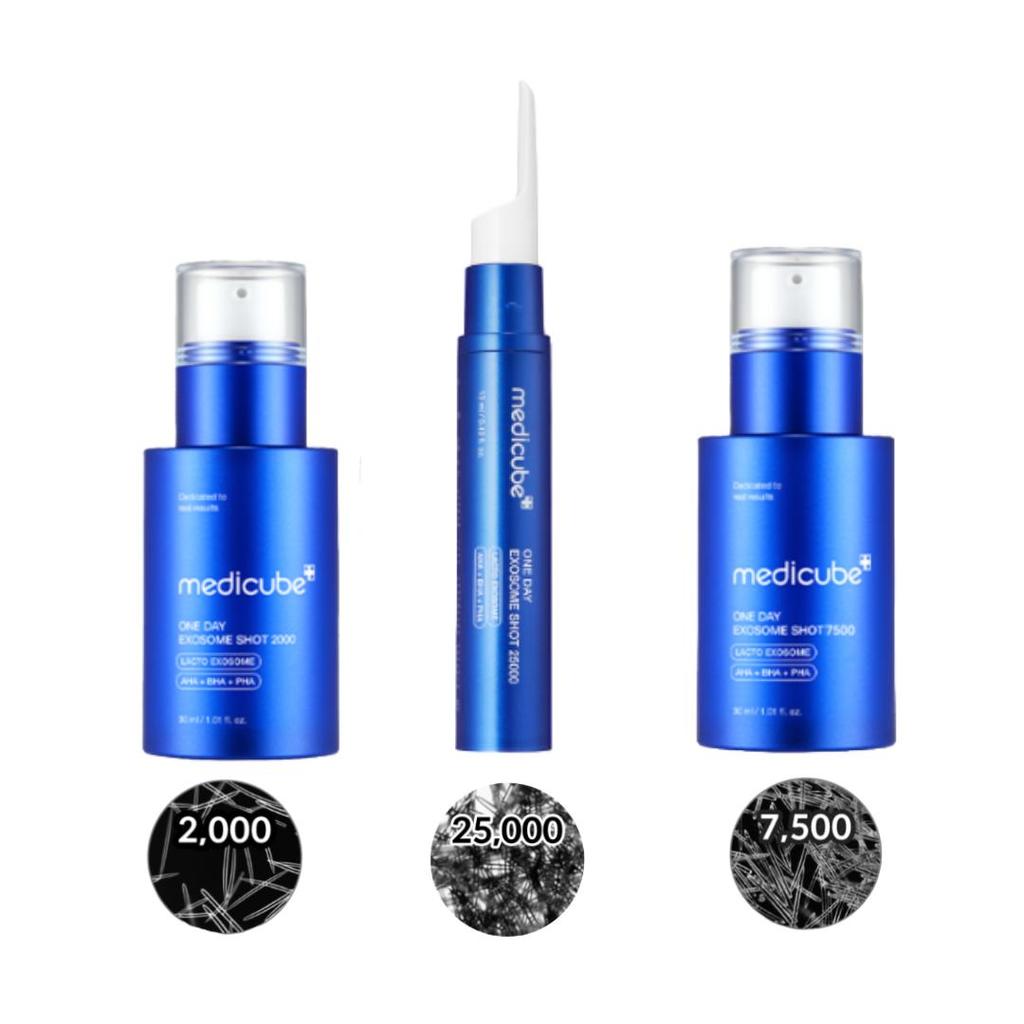 Medicube Zero Oneday Exosome Shot Ampułka na Pory 2 000 Shot 30ml, 7 500 Shot 30ml, 25 000 Shot 13ml (10 opcji)