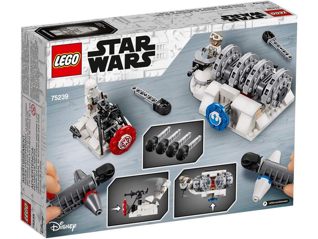 LEGO Star Wars Action Battle Hoth(TM) Attack 75239 Building Blocks Toy for Boys