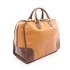 Used LOEWE Amazona 40 Handbag Leather Brown Used Women